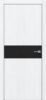 Дверь Каркасно-Щитовая Triadoors Future Дуб Серена Белый Кристалл 707 ПО Без Стекла с Декором Дуб Сирена Графит / Триадорс