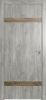 Дверь Каркасно-Щитовая Triadoors Future Дуб Винчестер Серый 704 ПО Без Стекла с Декором Дуб Винчестер Трюфель / Триадорс