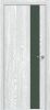 Межкомнатная Дверь Каркасно-Щитовая Triadoors Future Дуб Патина Серая 703 Без Стекла с Декором Дарк Грин / Триадорс