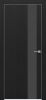 Межкомнатная Дверь Каркасно-Щитовая Triadoors Future Дуб Серена Графит 703 ПО Без Стекла с Декором Дарк Грей / Триадорс