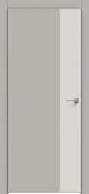 Межкомнатная Дверь Каркасно-Щитовая Triadoors Concept Шелл Грей 709 ПО Без Стекла с Декором Лайт Грей / Триадорс