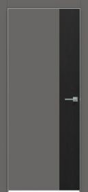 Межкомнатная Дверь Каркасно-Щитовая Triadoors Concept Медиум Грей 709 ПО Без Стекла с Декором Дуб Серена Графит / Триадорс