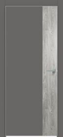 Межкомнатная Дверь Каркасно-Щитовая Triadoors Concept Медиум Грей 709 ПО Без Стекла с Декором Дуб Винчестер Серая / Триадорс