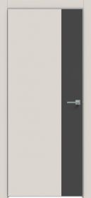 Межкомнатная Дверь Каркасно-Щитовая Triadoors Concept Лайт Грей 709 ПО Без Стекла с Декором Дарк Грей / Триадорс