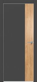 Межкомнатная Дверь Каркасно-Щитовая Triadoors Concept Дарк Грей 709 ПО Без Стекла с Декором Дуб Винчестер Светлая / Триадорс