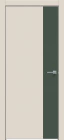 Межкомнатная Дверь Каркасно-Щитовая Triadoors Concept Магнолия 709 ПО Без Стекла с Декором Дарк Грин / Триадорс
