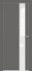 Межкомнатная Дверь Каркасно-Щитовая Triadoors Concept Медиум Грей 703 ПО со Стеклом Лакобель Белый / Триадорс