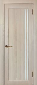 Межкомнатная Дверь Verda Матрикс М-11 Беленый Дуб Кремовый со Стеклом Сатинато / Верда