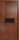 Межкомнатная Дверь Verda H-1 Дуб Палисандр со Стеклом Черное / Верда