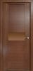 Межкомнатная Дверь Verda H-1 Дуб Палисандр со Стеклом Бронза / Верда