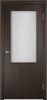 Строительная Дверь Verda ПВХ Финиш-Пленка 58 Ламинированная Усиленная Венге со Стеклом Бали / Verda