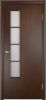 Строительная Дверь Verda ПВХ Финиш-Пленка 05 Ламинированная Усиленная Венге со Стеклом Бали / Verda