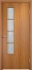 Строительная Дверь Verda ПВХ Финиш-Пленка 05 Ламинированная Усиленная Миланский Орех со Стеклом Армированным / Verda