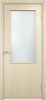 Строительная Дверь Verda ПВХ Пленка 58 Усиленная Беленый Дуб со Стеклом Бали / Verda