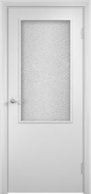 Строительная Дверь Verda Дверь с Четвертью 58 Белая со Стеклом Бали / Verda