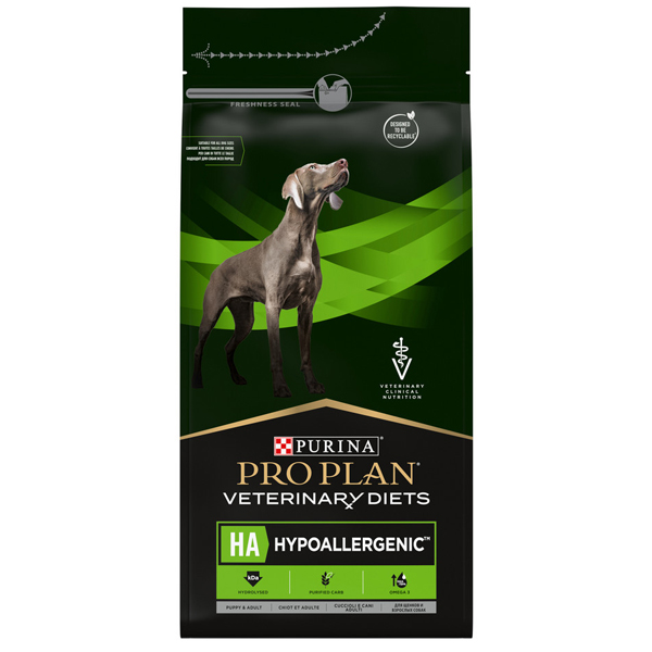 Сухой корм для собак и щенков Pro Plan Veterinary Diets HA Hypoallergenic при пищевой аллергии 3 кг