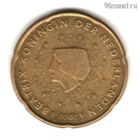 Нидерланды 20 евроцентов 2002