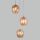 Светильник Подвесной с Плафонами Eurosvet 50195/3 Золотой, Метал / Евросвет