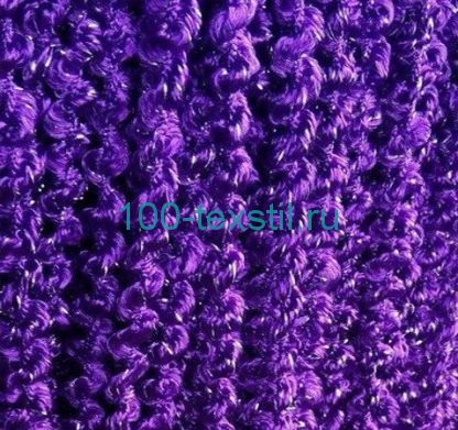 Нитяные шторы однотонные спирали фиолетовый