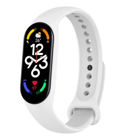Сменный ремешок на фитнес - трекер Xiaomi Mi Band 7 (Белый)