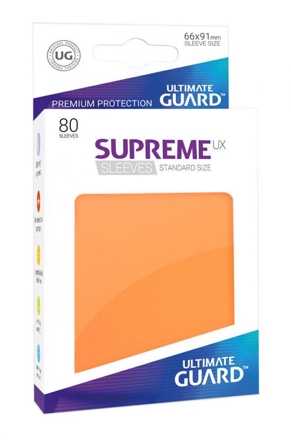 Протекторы Ultimate Guard - Оранжевые (80шт, 66х91мм)
