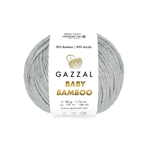 Baby bamboo (Gazzal) 95223-серый