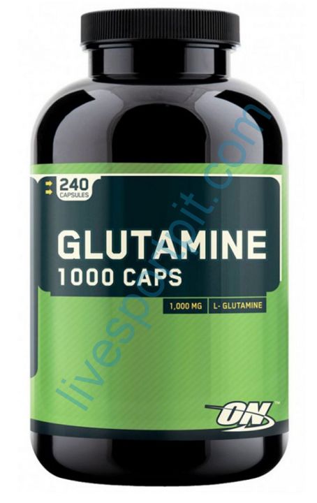 Глютамин Glutamine Caps Dietary Supplement 240 капсул Optimum Nutrition