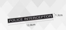 Эмблема Police Interceptor, металлическая