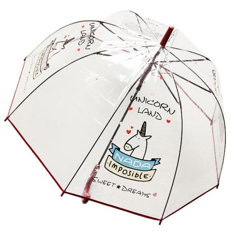Зонт Единорог прозрачный