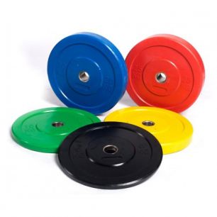 Бамперный диск для кроссфита Fitnessport жёлтый 15 кг RCP21-15 