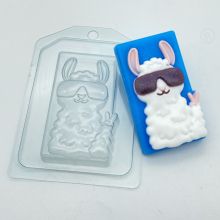 Пластиковая форма для мыла и шоколада "Лама Йоу! ", арт. 2462