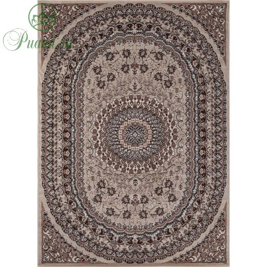 Ковёр прямоугольный Gavana d504, размер 60x110 см, цвет beige