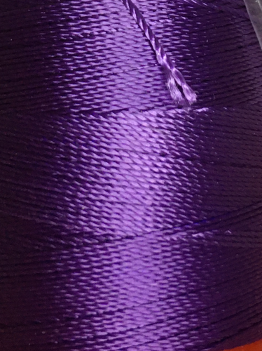 Нитка полиэстер 100% PILIGRIM №40, 500м, фиолетовый №267, арт. NP-0023