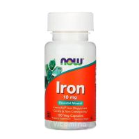 Now Foods Железо Iron Ferrochel 18 мг, 120 капс