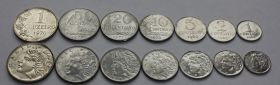Бразилия Набор 7 монет AU-UNC