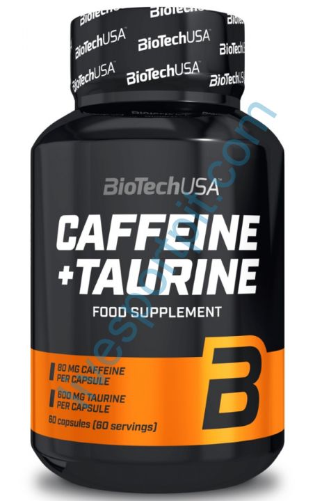 Энергетическая добавка CAFFEINE & TAURINE 60 капсул BiotechUSA