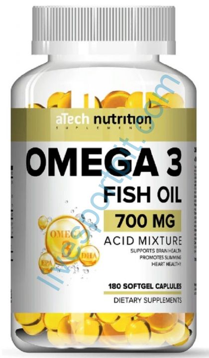 Омега-3-6-9 700 мг 180 капсул aTech Nutrition