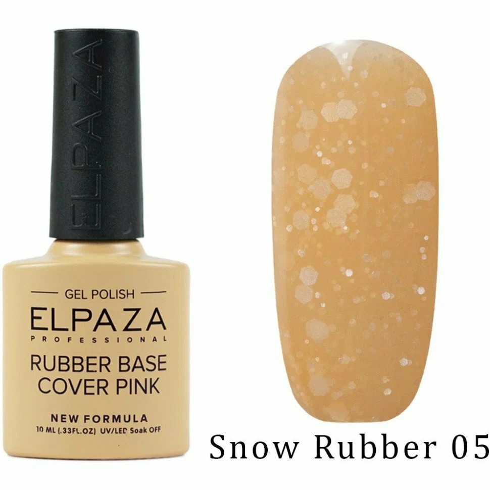 ELPAZA  RUBBER BASE COVER SNOW  05   10 мл
