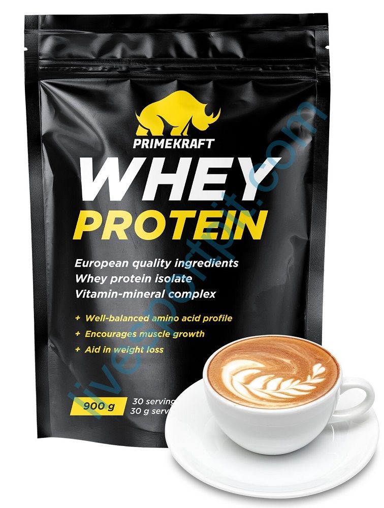 Сывороточный протеин Whey Protein 900 г PRIMEKRAFT Капучино