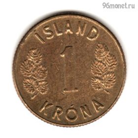 Исландия 1 крона 1973