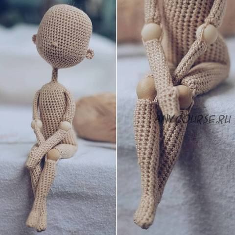 МК шарнирная куколка в бусиной (mira_loves_dolls)