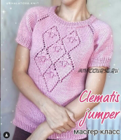 [Вязание] Джемпер «clematis_jumper» (khalatova.knit)