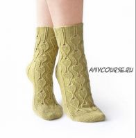 [Вязание] Носочки «peacock_socks» (dari.teplo.74)