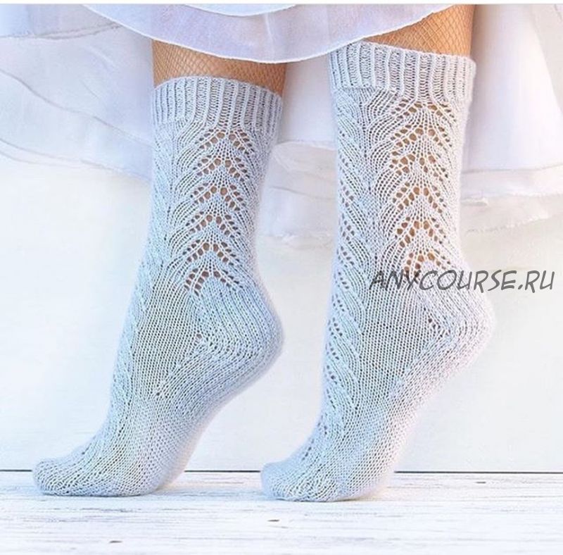 [Вязание] Носочки «Spikelets socks» (petelki_net)