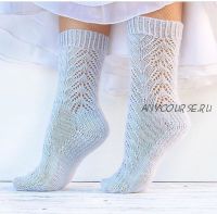 [Вязание] Носочки «Spikelets socks» (petelki_net)