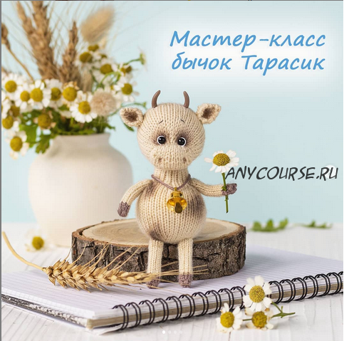 МК «Бычок Тарасик» (amigurumi_zaiki)