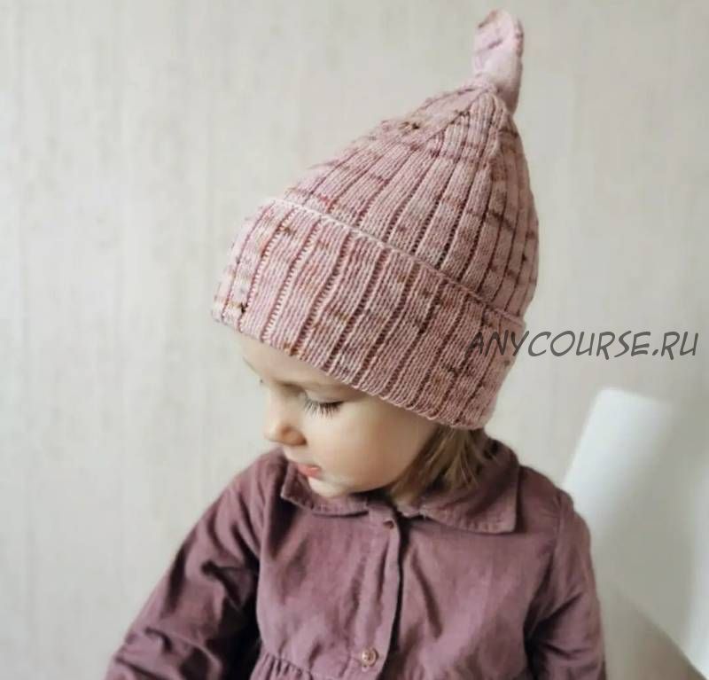 Шапка «Mimi ribbet pixiehat» (mimi.knitting)