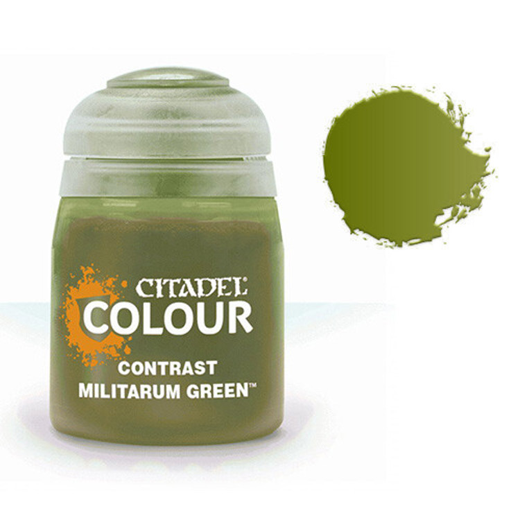Краска Citadel Contrast: Militarum Green