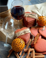 Новогодний глинтвейн: пряники на красном вине (gift_cookies)