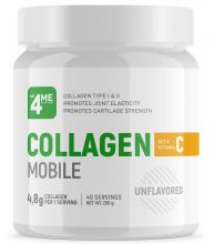 Препарат для суставов и связок Collagen + vitamin C 200 гр. 4Me Nutrition Без вкуса